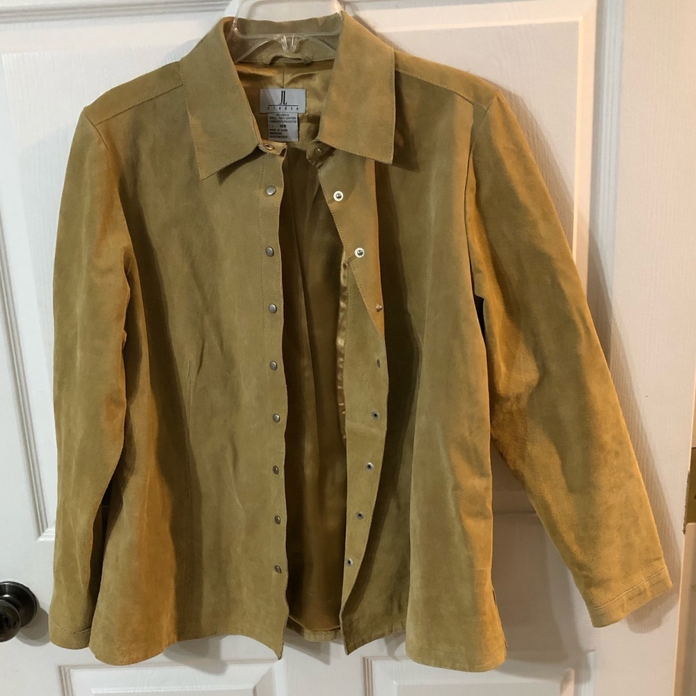 JL Studio Leather Jacket Sz 14w